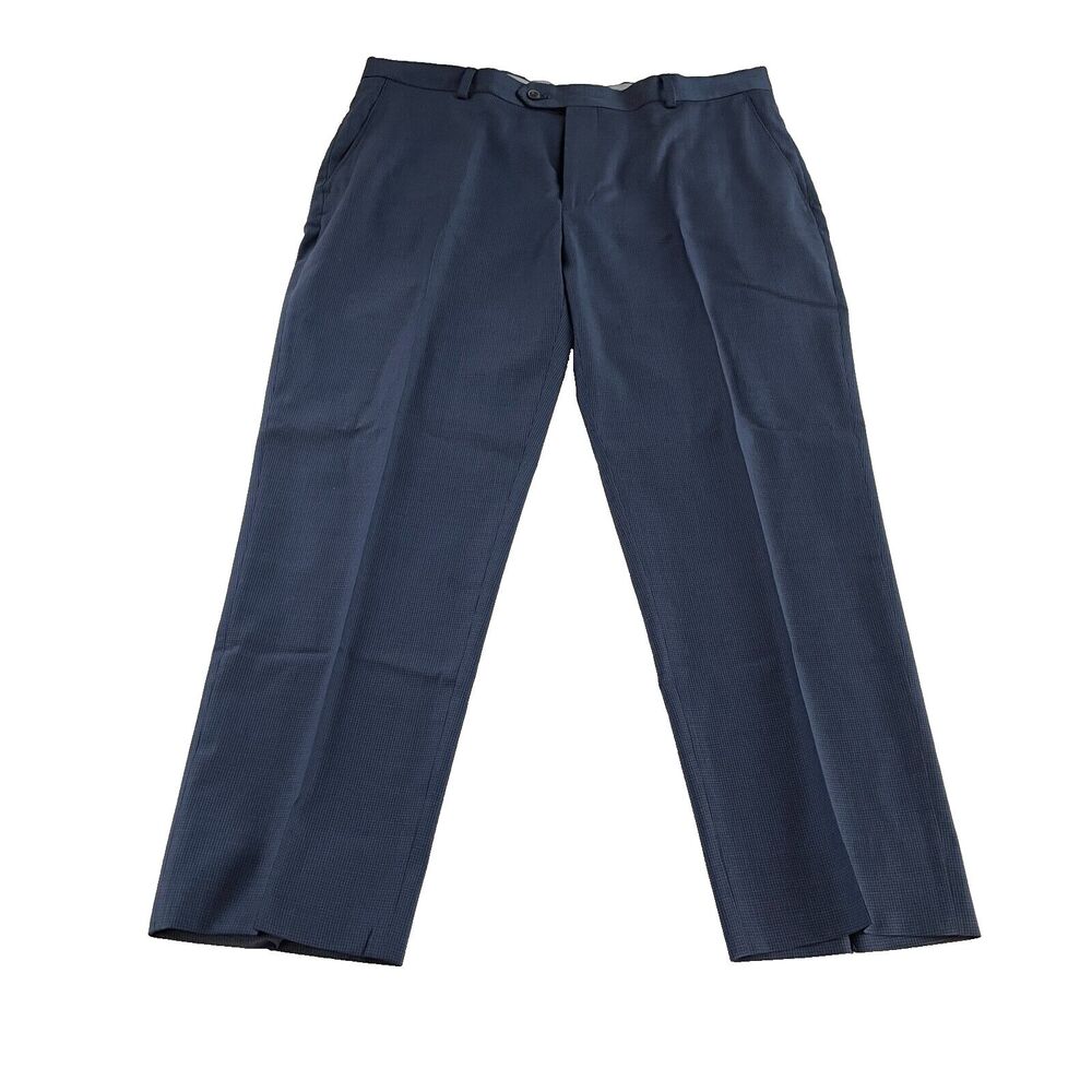 Jos. A. Bank 1905 Pants Men's 38R Blue Wool Blend Flat Front‎ *Read